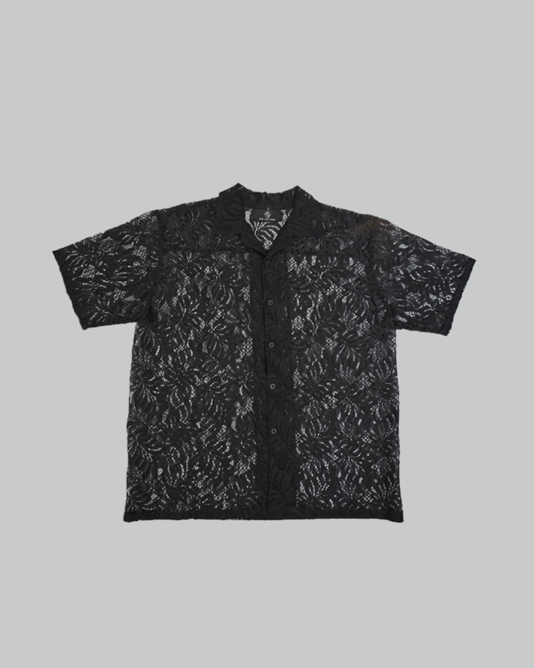 SS22 Black Brocade Shirt 101