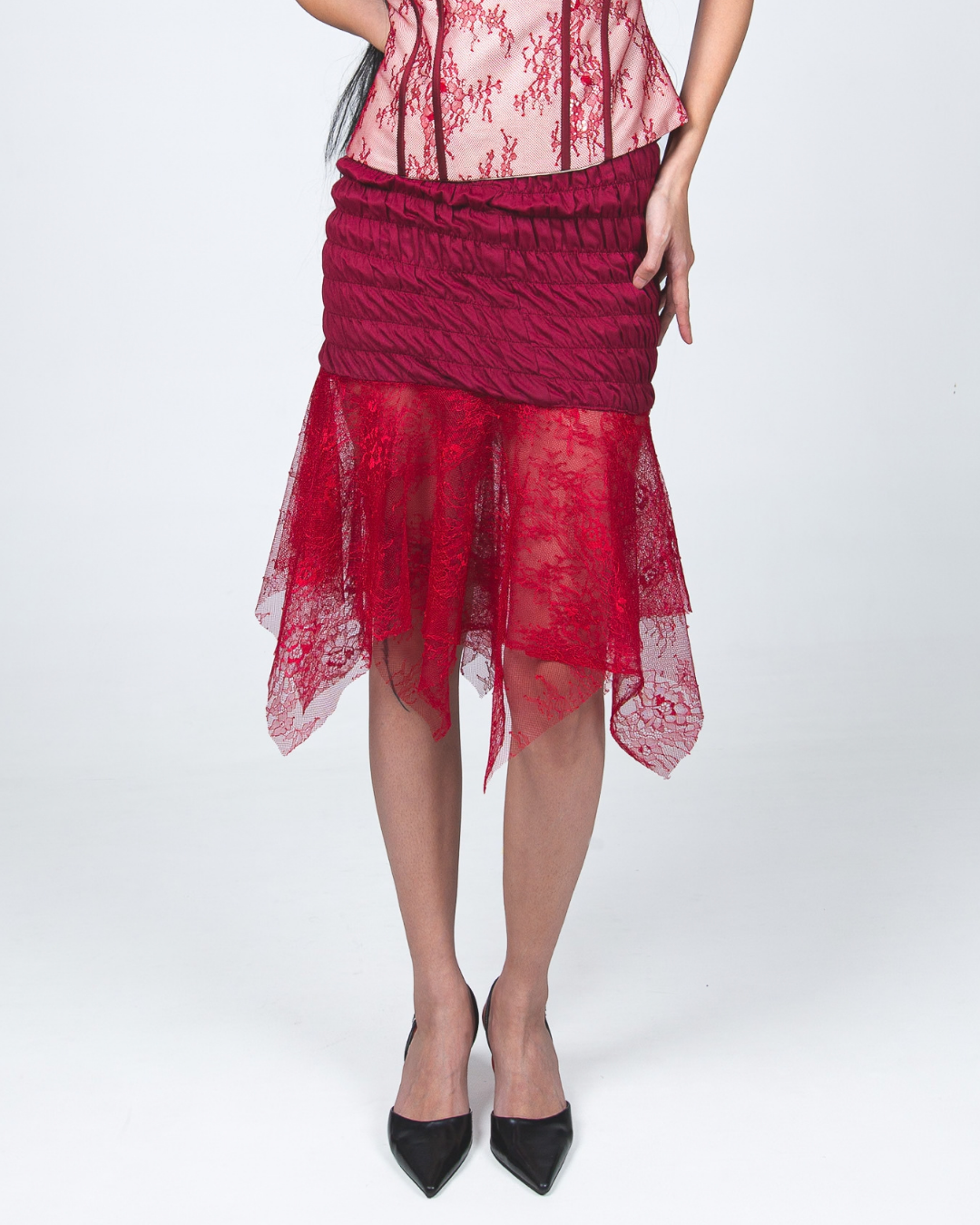 FW26 Camellia Two-way Skirt and Top 315