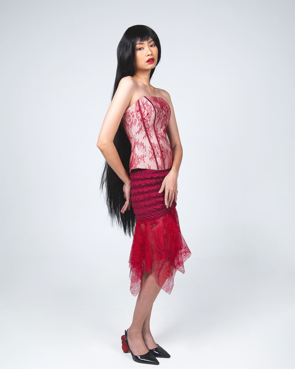 FW26 Camellia Two-way Skirt and Top 315