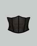 SS22 Black Organza Corset 401