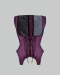 SS22 Burgundy Shantung Corset 405 (Limited)