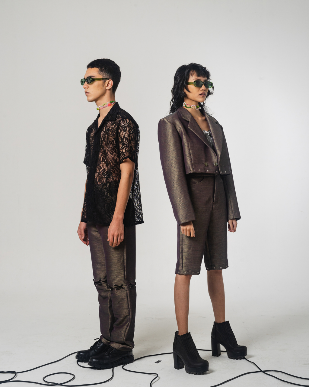 SS22 Black Brocade Shirt 101