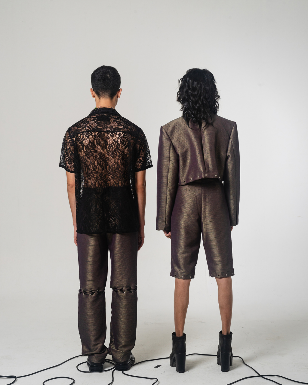 SS22 Black Brocade Shirt 101