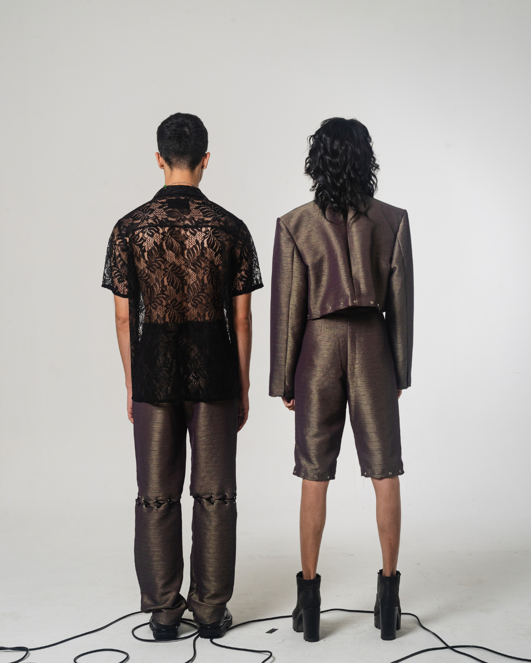 SS22 Black Brocade Shirt 101