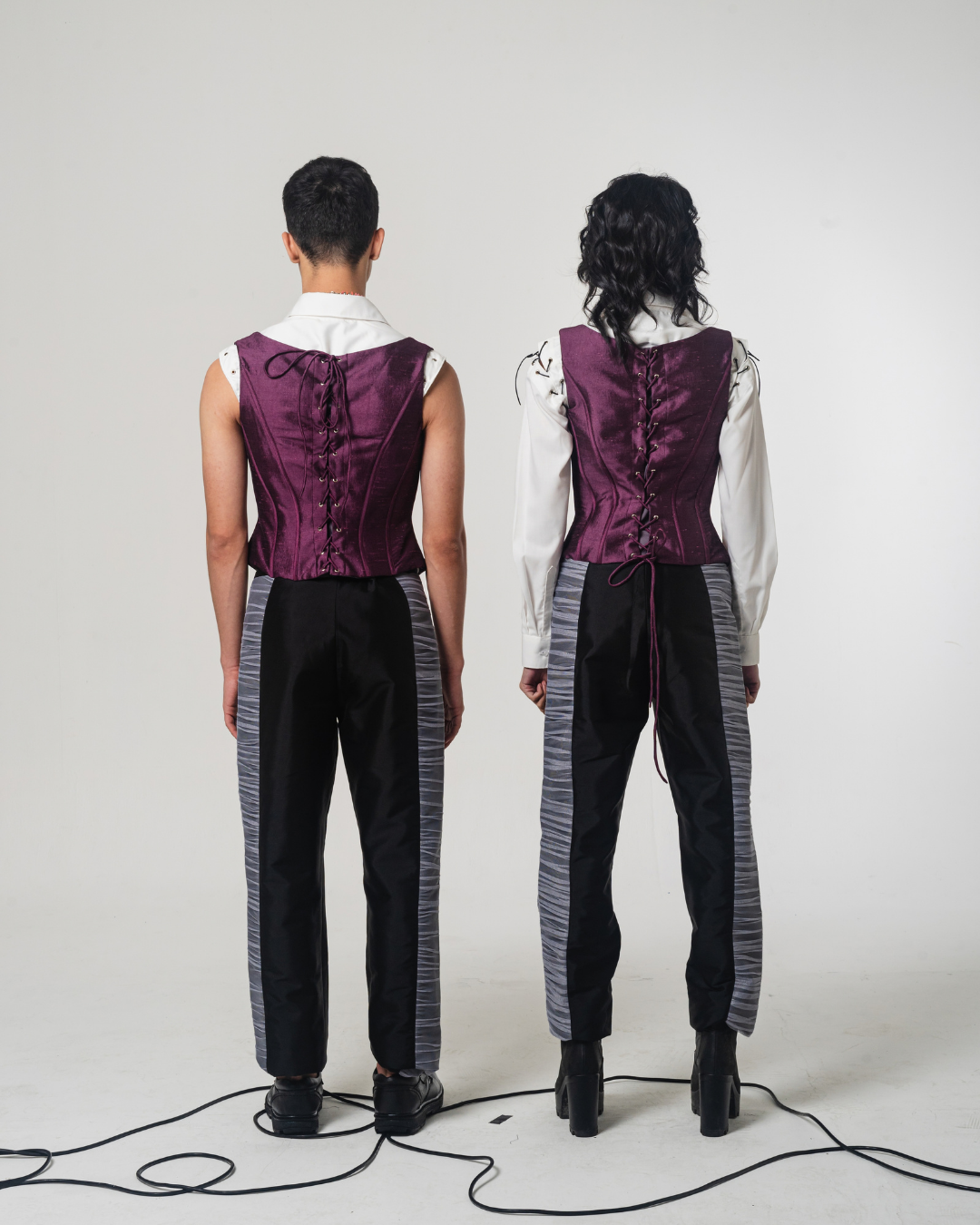 SS22 Ruched Tulle Trousers 208