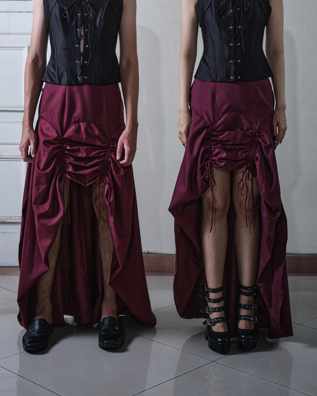 SS27 Crimson Skirt 315