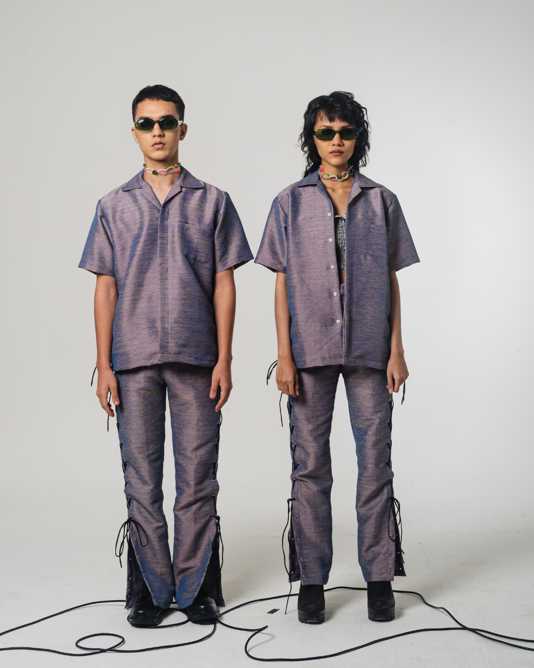SS22 Purple Striped Shirt 106