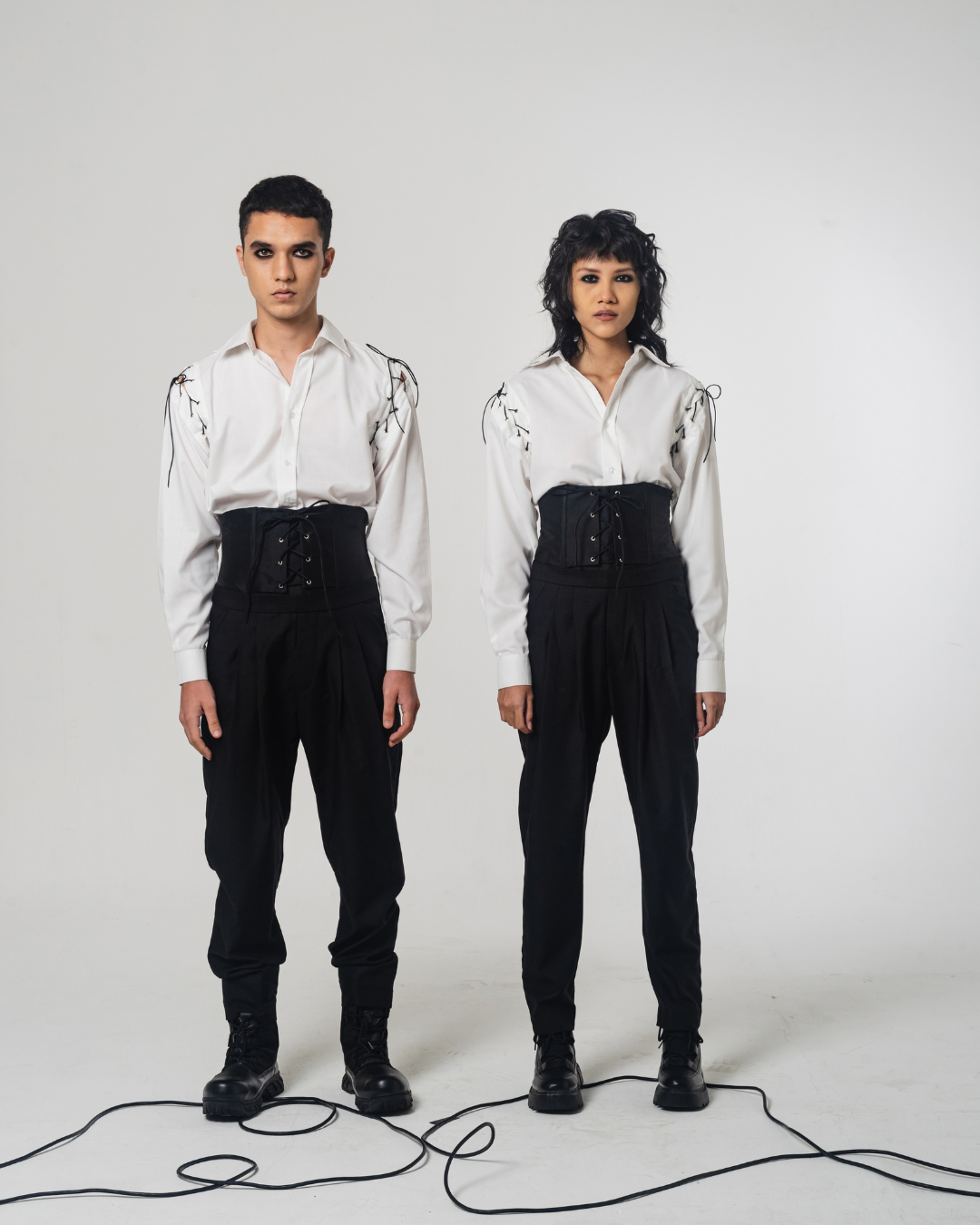 SS22 Black Cotton Trousers 201