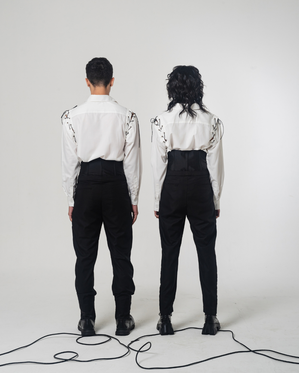 SS22 Black Cotton Trousers 201