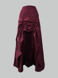 SS27 Crimson Skirt 315