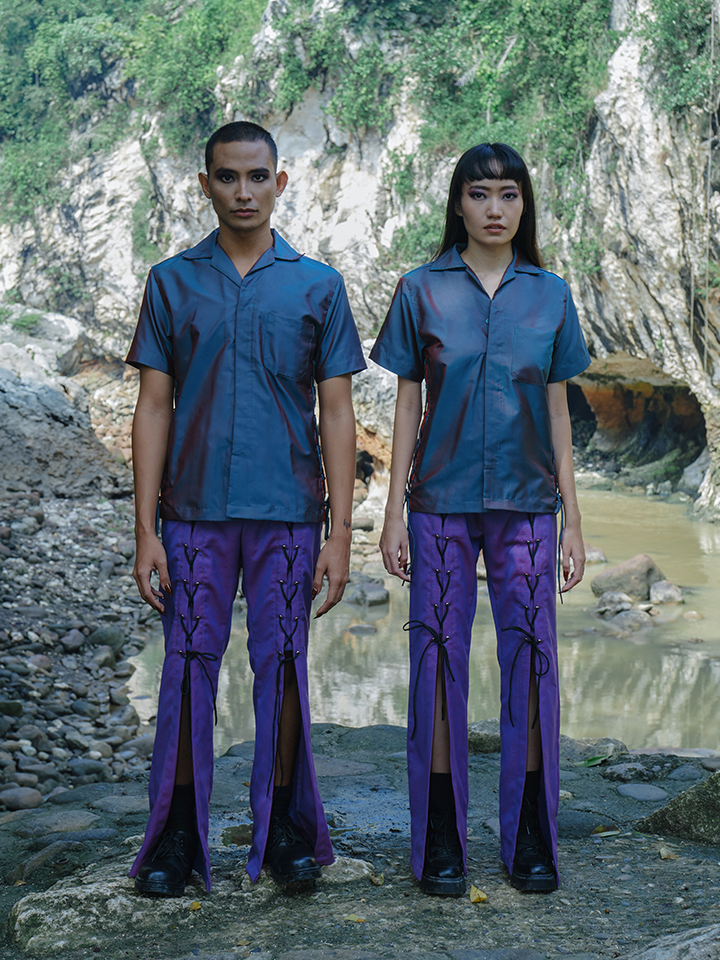 FW22 Violet Blue Trousers 208