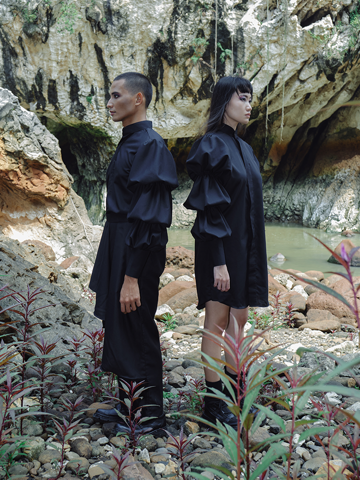 FW22 Black Puff Shirt 111